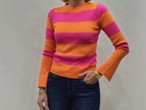 trui clara roze/oranje