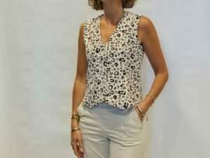 Mi Piace travelgilet tijgerprint
