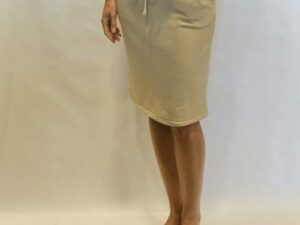tricot rok beige