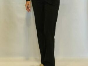 Triple Nine travelbroek wide leg zwart