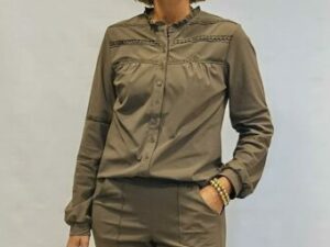 triple nine travelblouse taupe