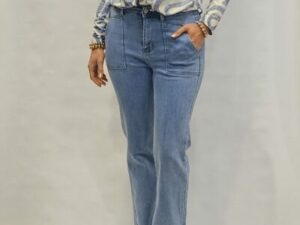 jeans blue wide leg