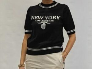 New York top zwart