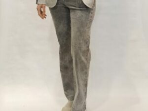 grijze wide leg jeans