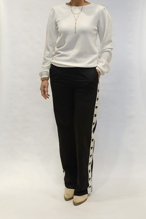 By Swan broek ster zwart