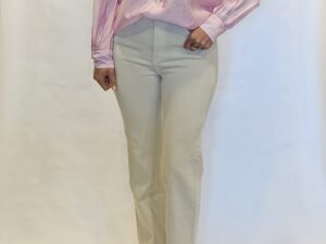 blouse roze borduur