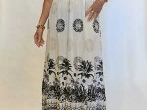 Ibiza jurk print lang