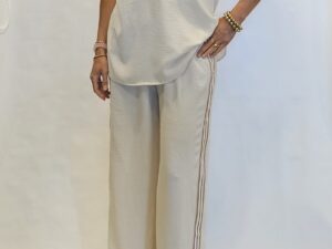 tweedelige set beige