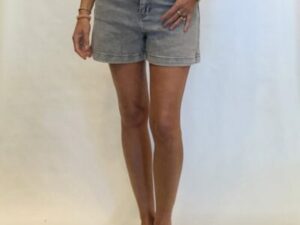 denim short grijs