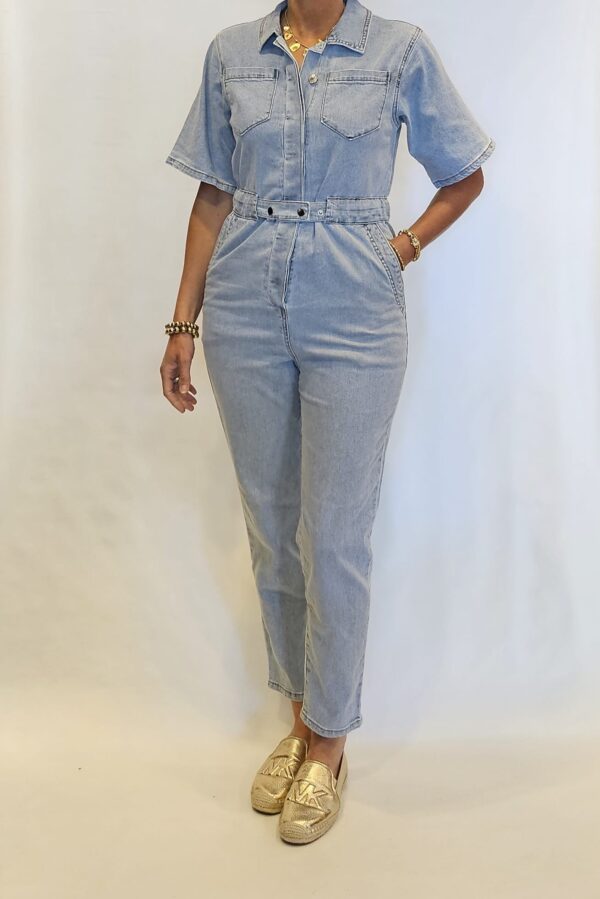 denim jumpsuit