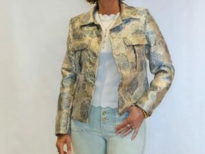 Biba jacquard jasje