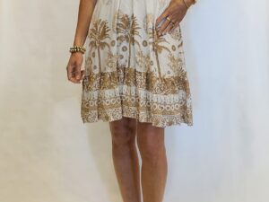 Ibiza jurk beige kort