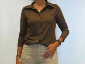 By Swan travelblouse bruin