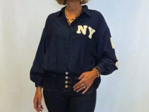 blouse New York navy