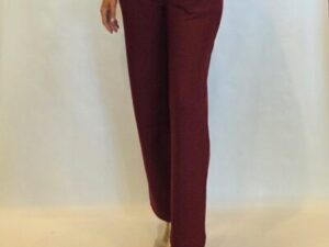 broek bordeaux wide leg