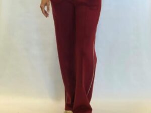 broek bordeaux bies