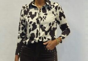 By Swan travelblouse print koe