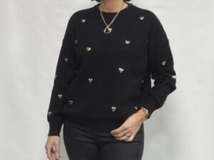 trui hart zwart